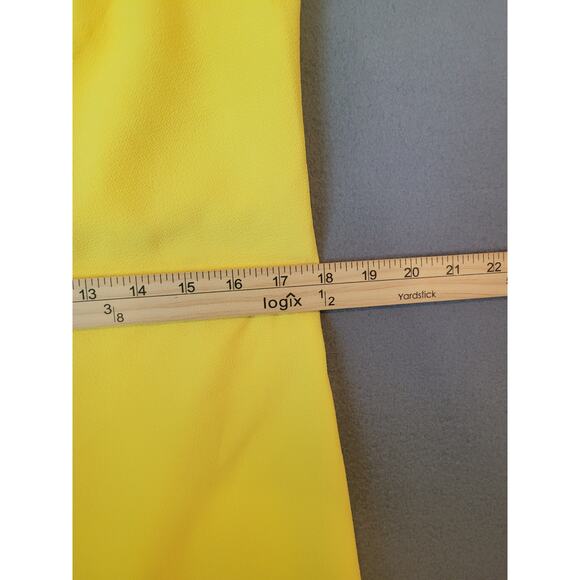 Trina Turk Bliss Embroidered Mesh Shift Dress Yellow Size 6 NWOT Elegant - Picture 10 of 13